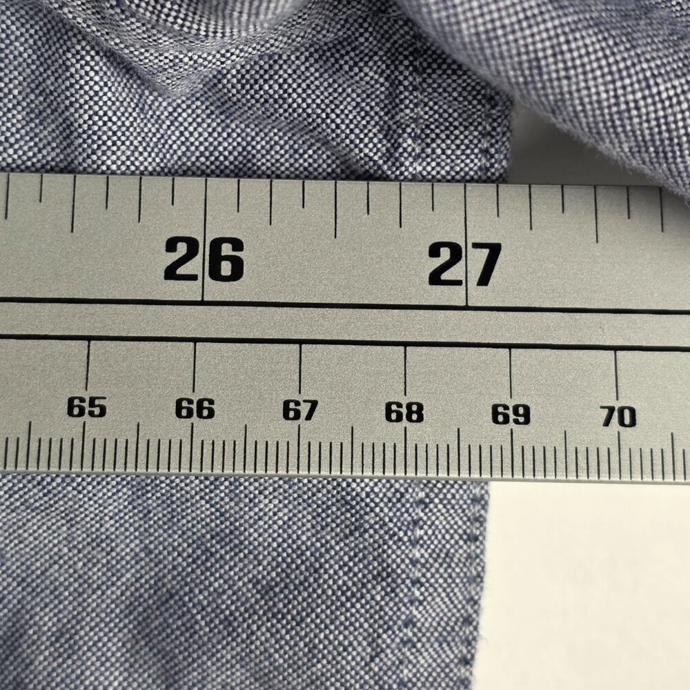 Ralph Lauren Jeans Co 100% Cotton Mens Large Long Sleeve Blue Button Shirt - Picture 5 of 5